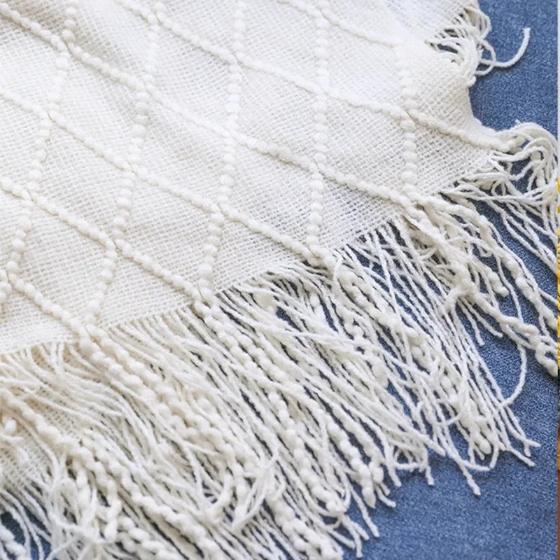Couverture tricotée