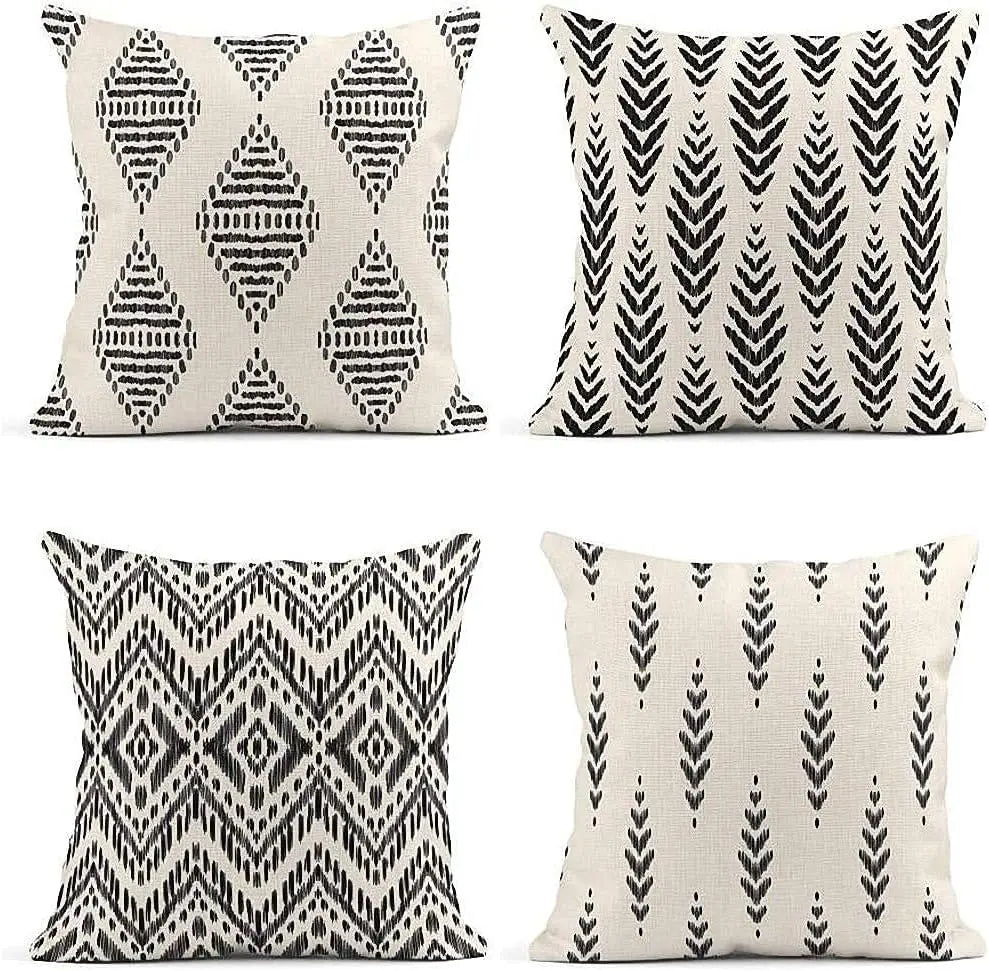 Housse de coussin bohème