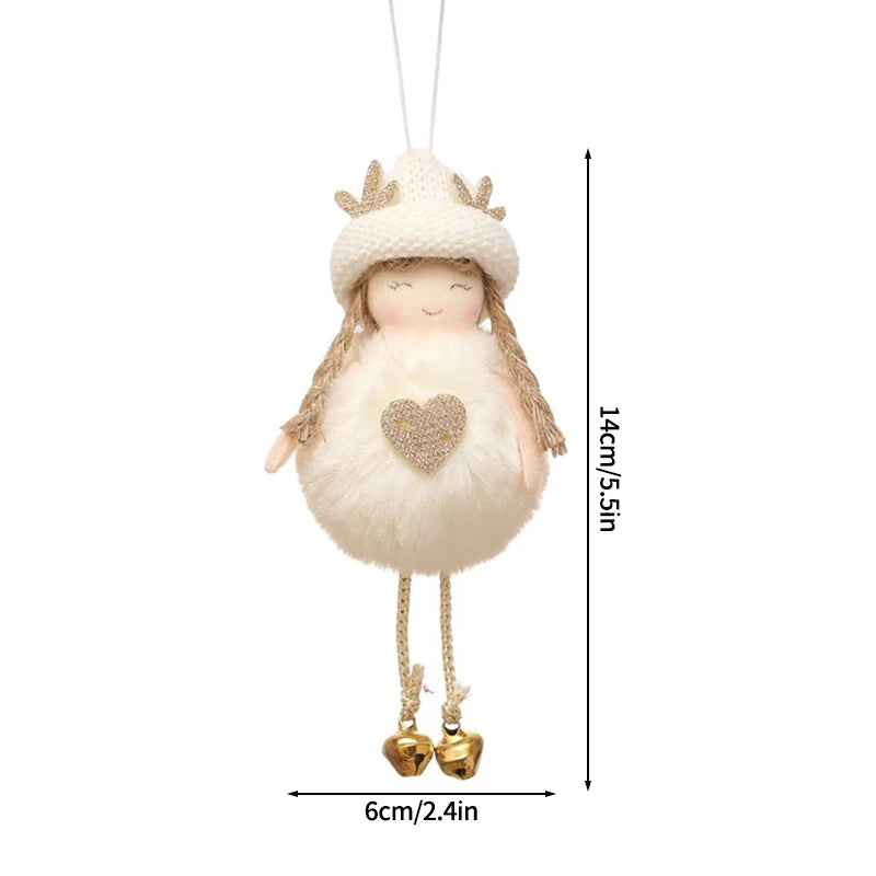 Décorations de sapin – Petits anges et poupées en tissu