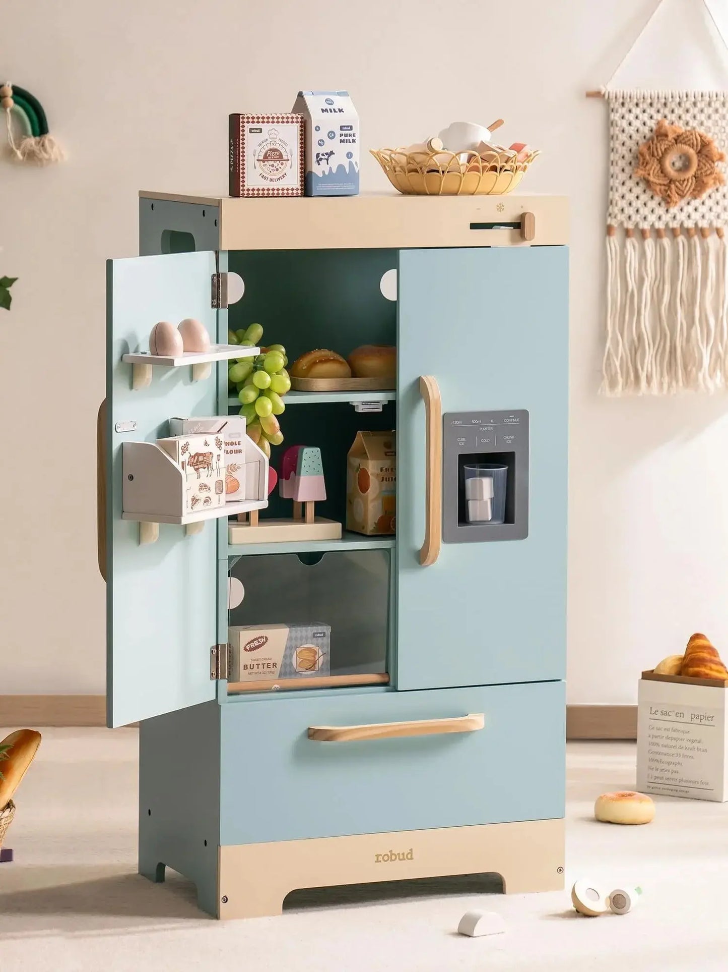 Électroménagers en bois pour enfants – Réfrigérateur, four ou machine à laver