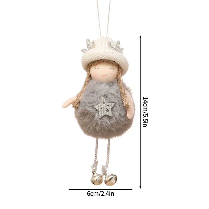 Décorations de sapin – Petits anges et poupées en tissu