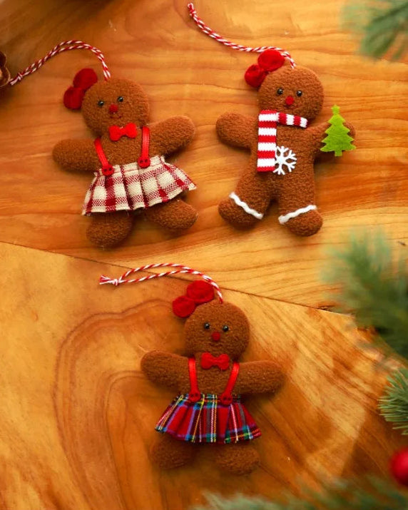 Décorations de sapin – Bonhommes en pain d’épices