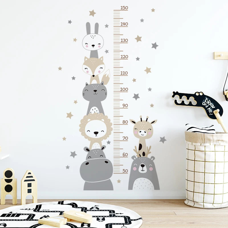 Sticker toise murale enfants