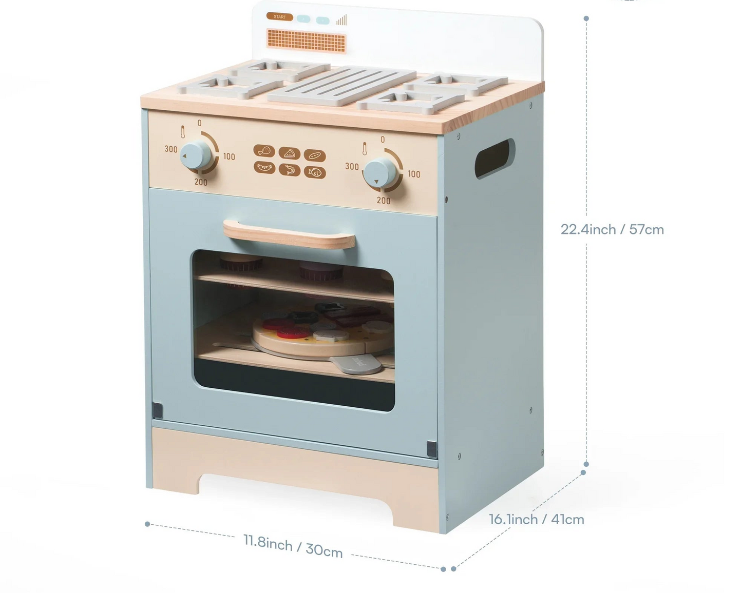 Électroménagers en bois pour enfants – Réfrigérateur, four ou machine à laver