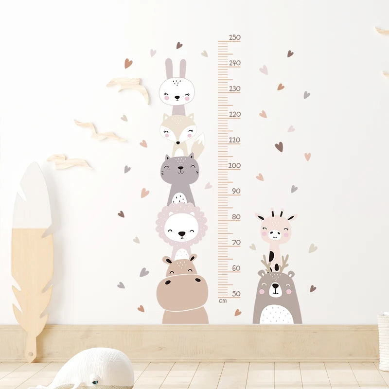 Sticker toise murale enfants