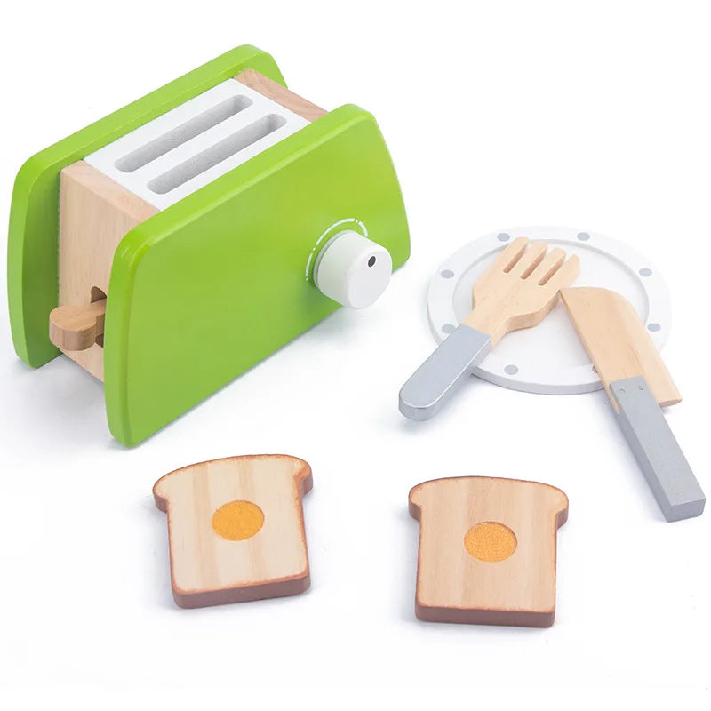 Dînette en bois pour enfants – Jeu d’imitation Montessori