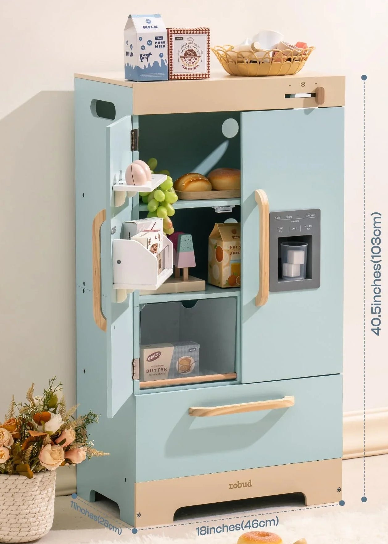 Électroménagers en bois pour enfants – Réfrigérateur, four ou machine à laver