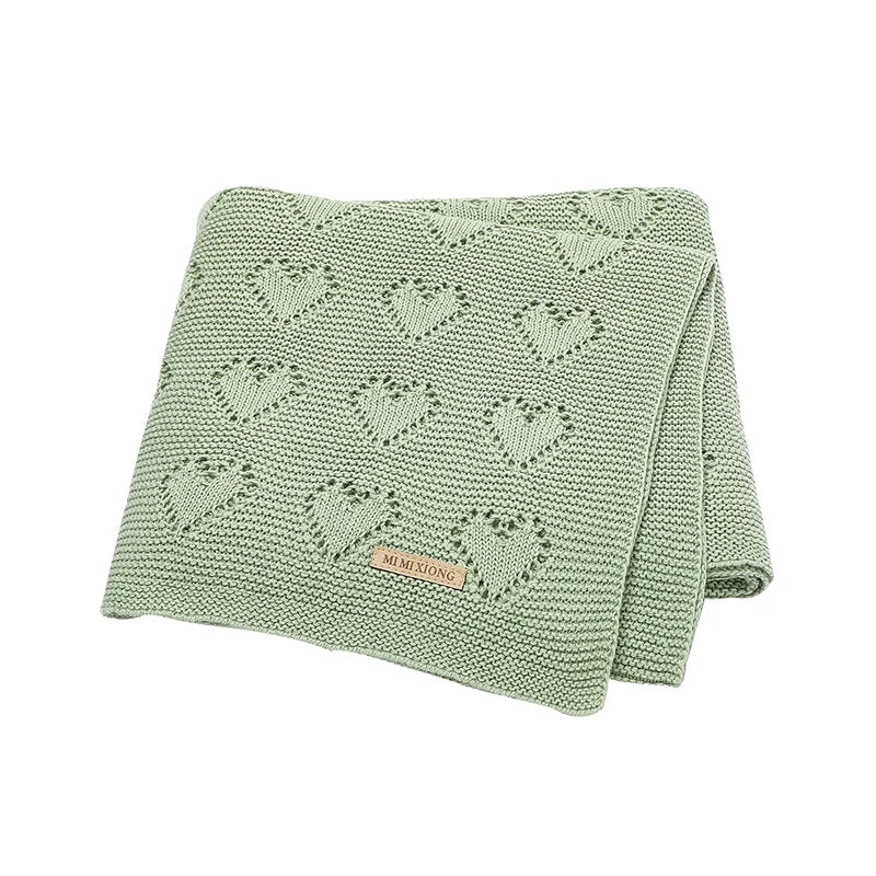 Couverture enfant en coton et fibre de bambou
