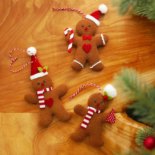 Décorations de sapin – Bonhommes en pain d’épices