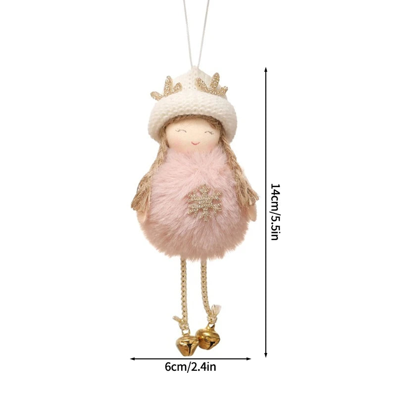 Décorations de sapin – Petits anges et poupées en tissu