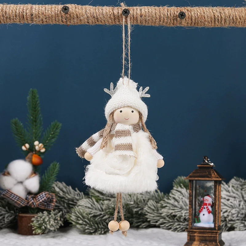Décorations de sapin – Petits anges et poupées en tissu
