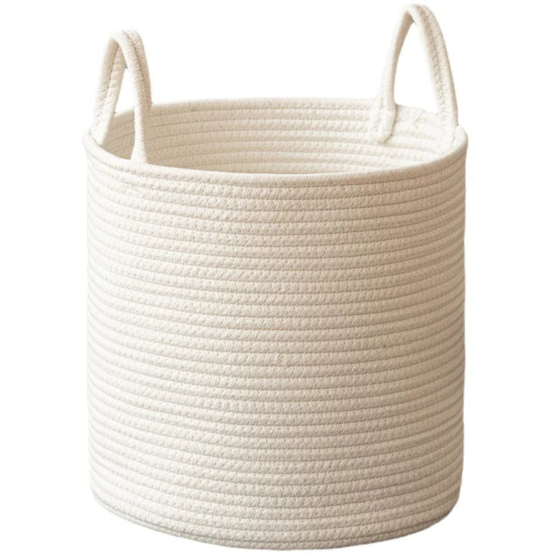 Paniers à linge en coton tissé