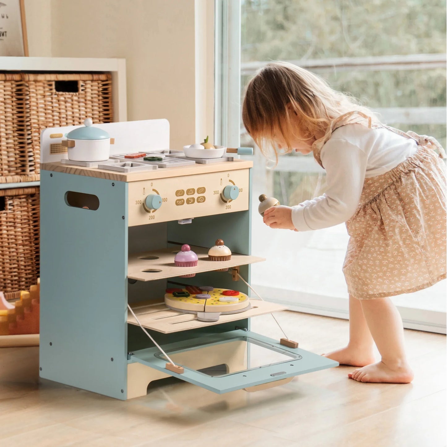 Électroménagers en bois pour enfants – Réfrigérateur, four ou machine à laver