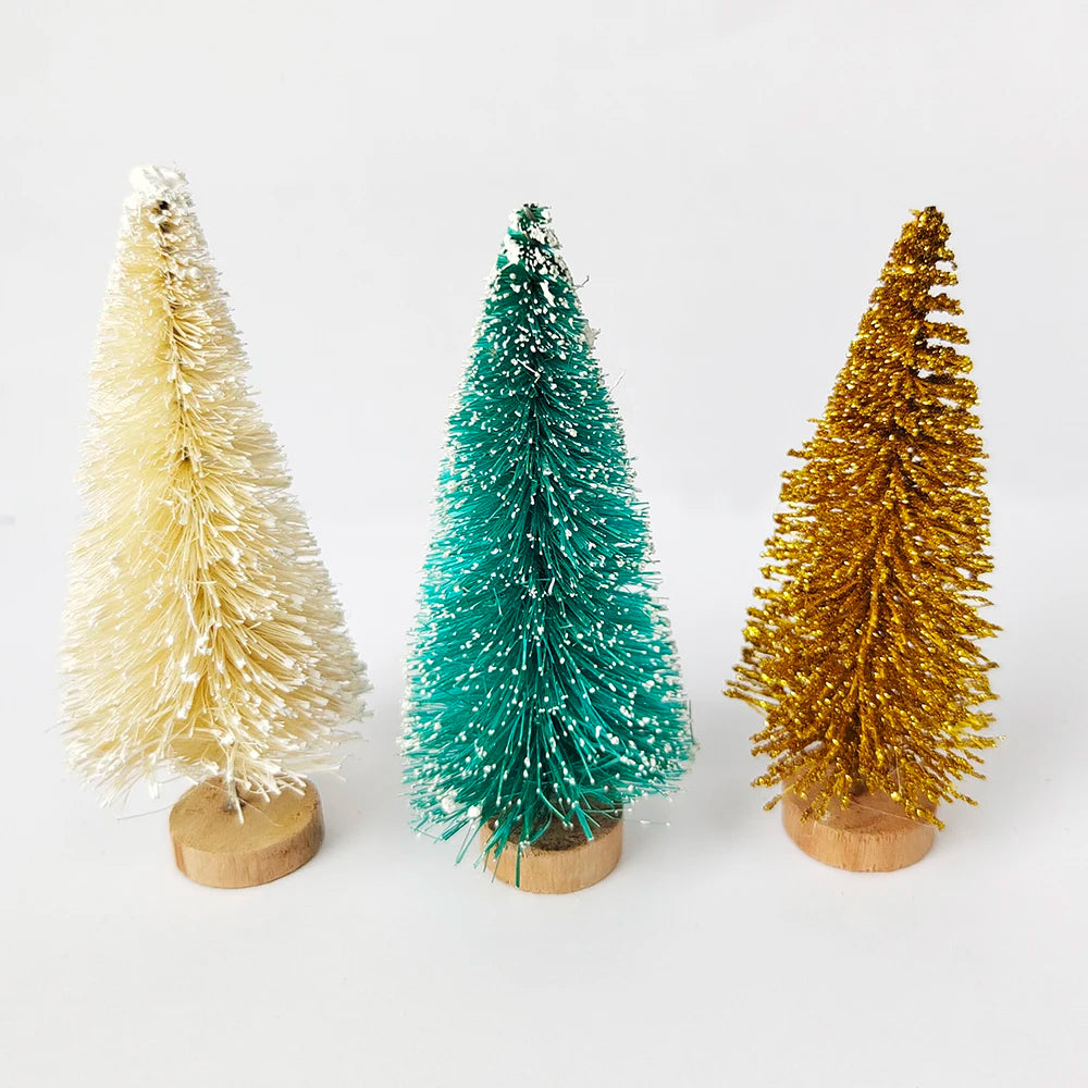 Lot de 5 ou 8 mini-sapins de décoration