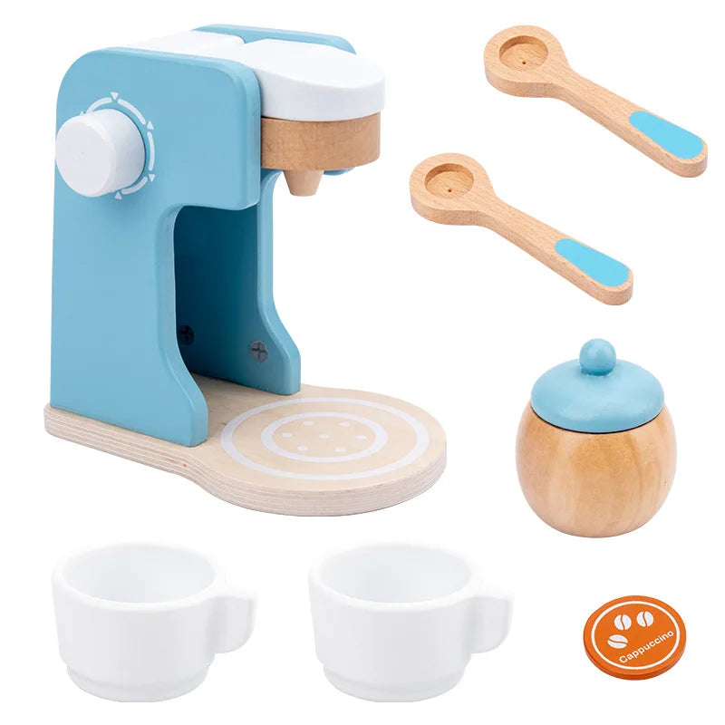 Dînette en bois pour enfants – Jeu d’imitation Montessori