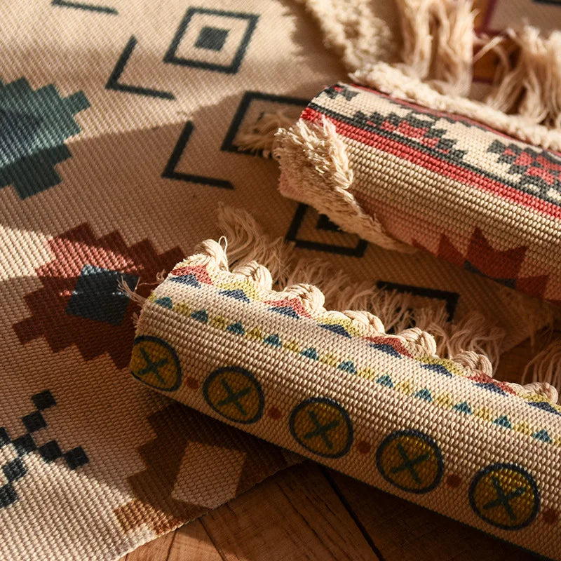 Petit tapis ethnique/bohème