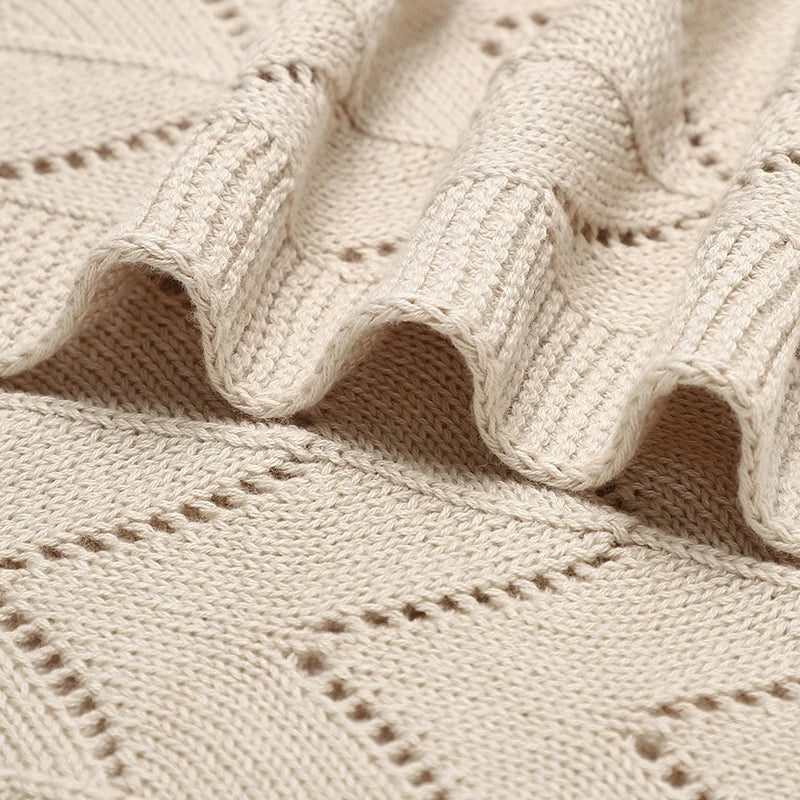 Couverture enfant en coton et fibre de bambou