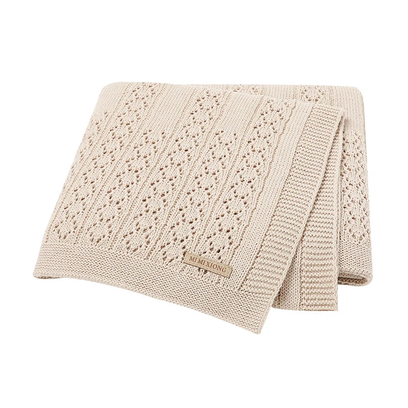 Couverture enfant en coton et fibre de bambou