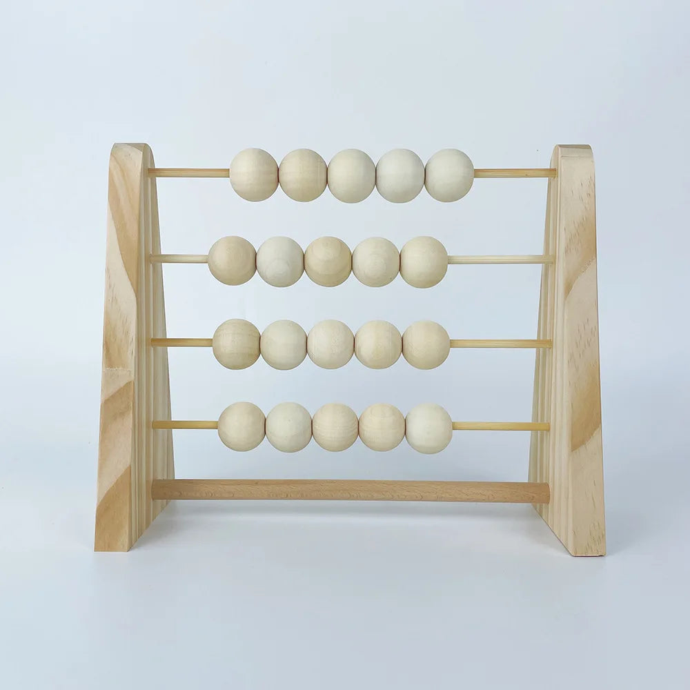 Boulier en bois éducatif – jeu d’éveil & déco enfant
