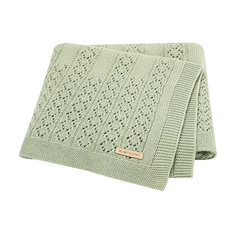 Couverture enfant en coton et fibre de bambou