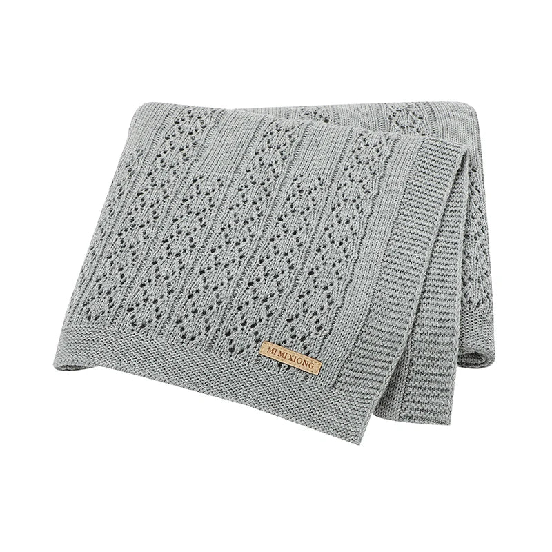 Couverture enfant en coton et fibre de bambou