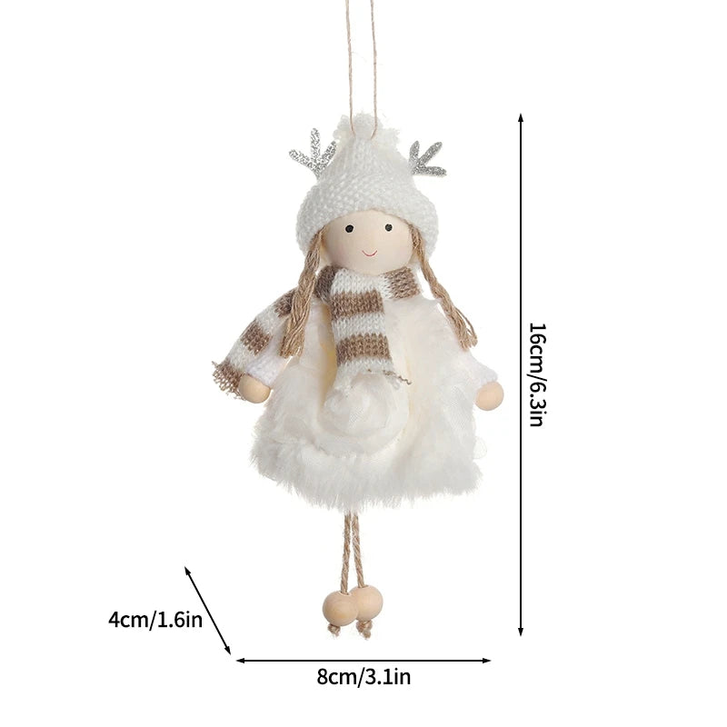 Décorations de sapin – Petits anges et poupées en tissu