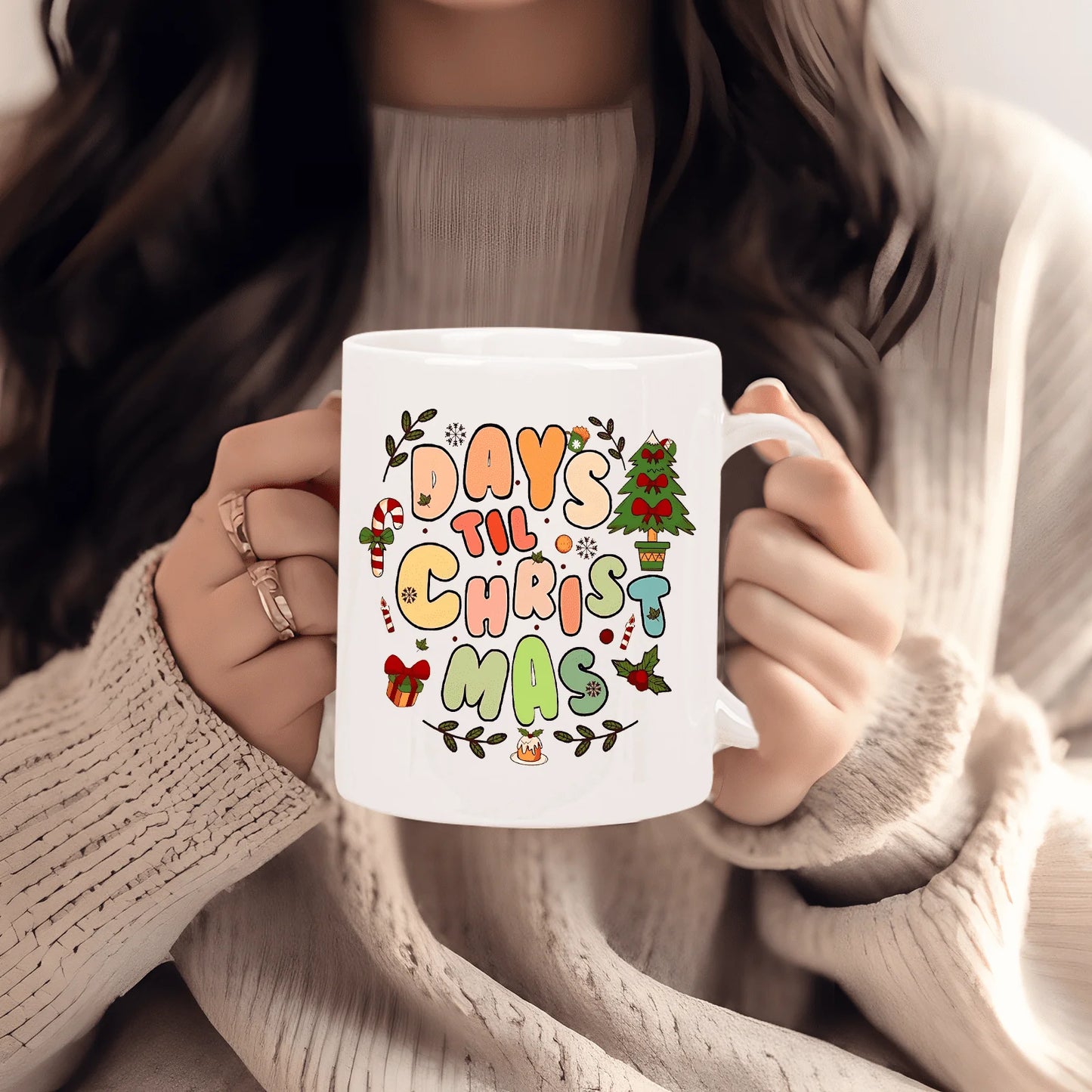 Mug en céramique de Noël – Esprit chaleureux & moments gourmands