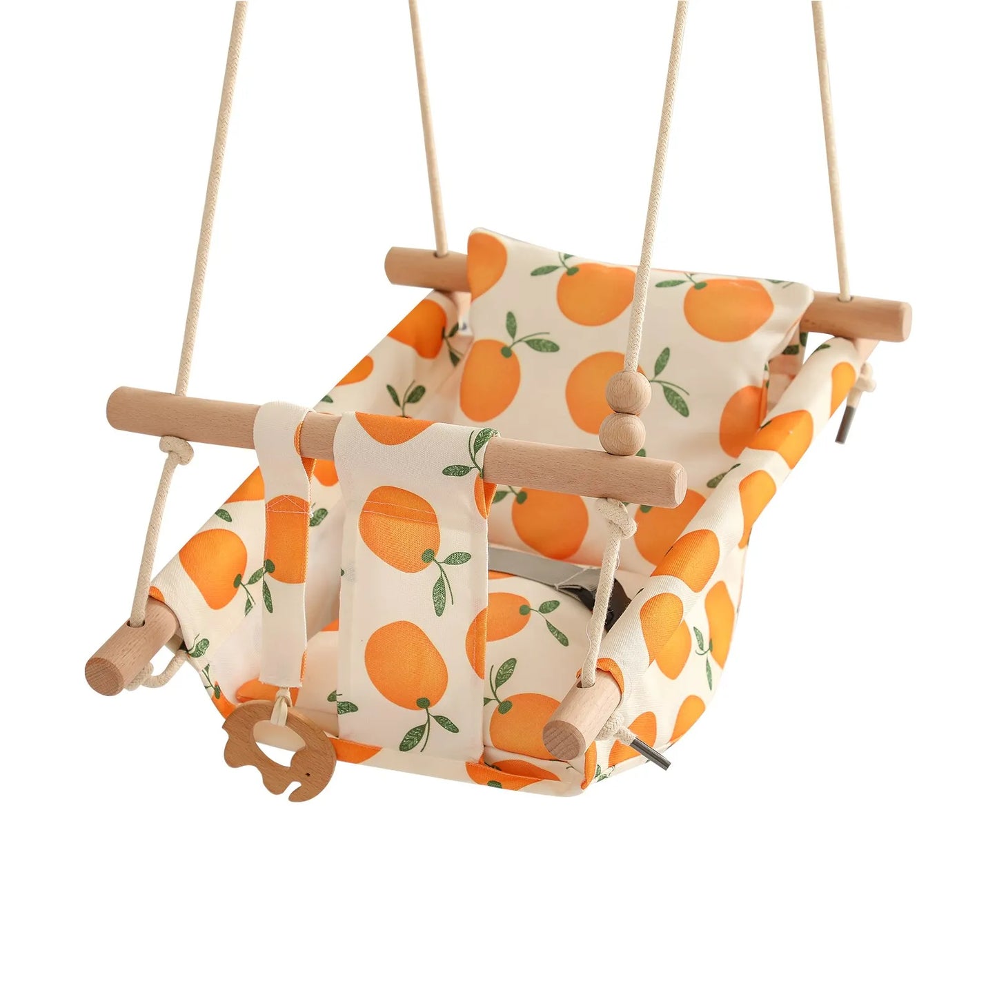 Chaise balançoire en bois pour enfants