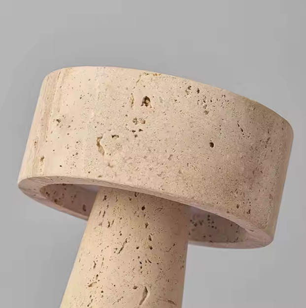 Lampe en travertin
