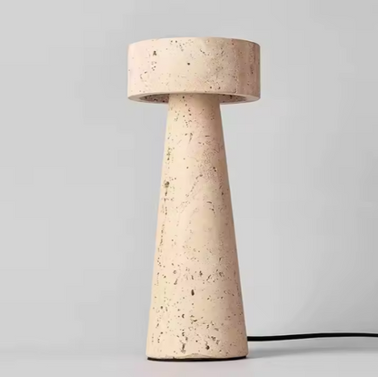 Lampe en travertin