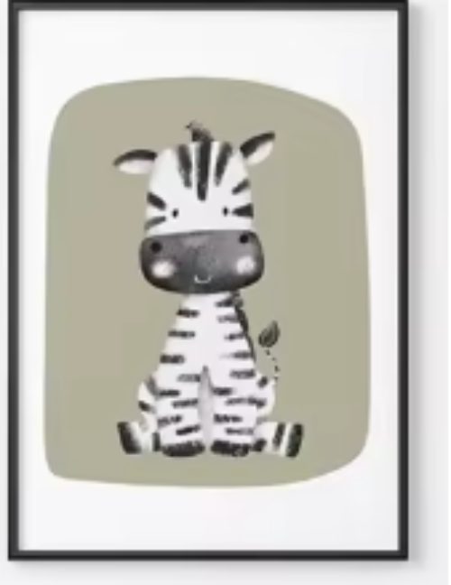 Toiles décoratives style Safari pour chambre d’enfant