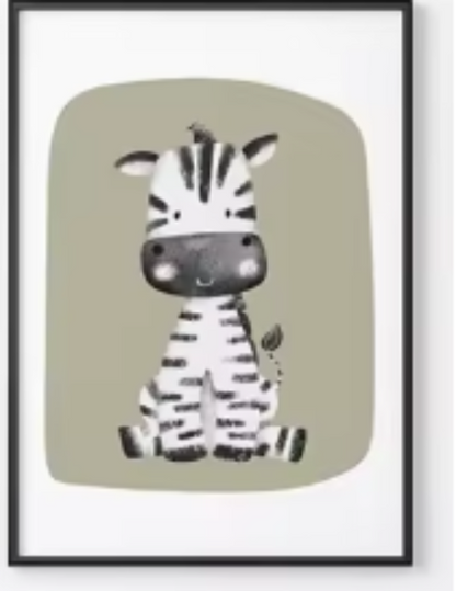 Toiles décoratives style Safari pour chambre d’enfant