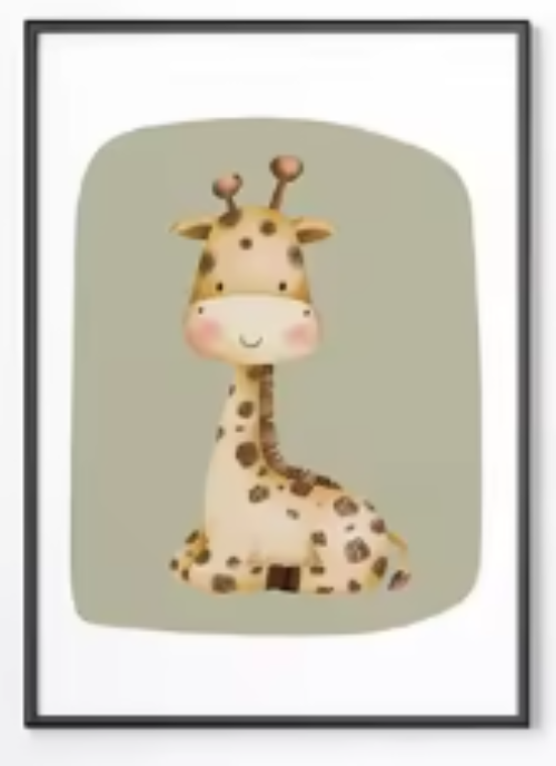 Toiles décoratives style Safari pour chambre d’enfant