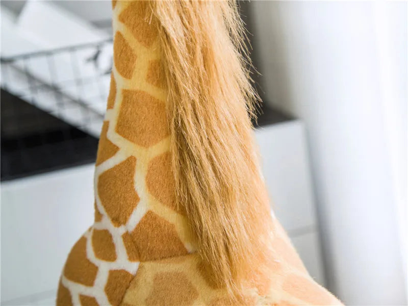 Grande girafe en peluche douce