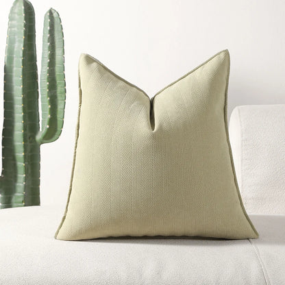 Housse de coussin en chenille douce