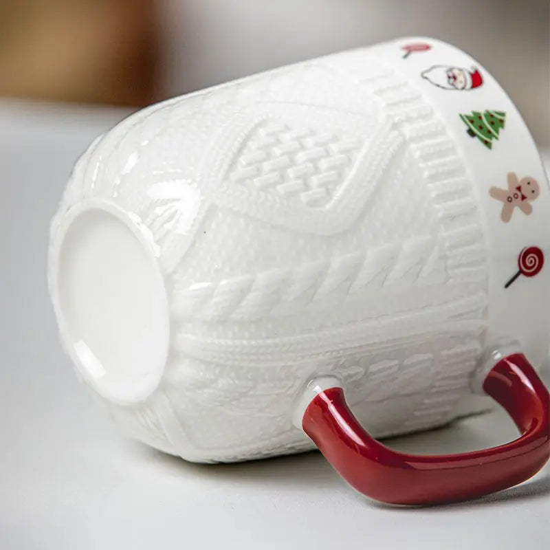 Tasses à café en céramique – Motifs de Noël & esprit cocooning