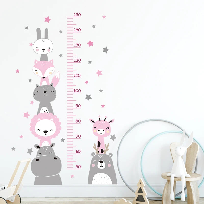 Sticker toise murale enfants
