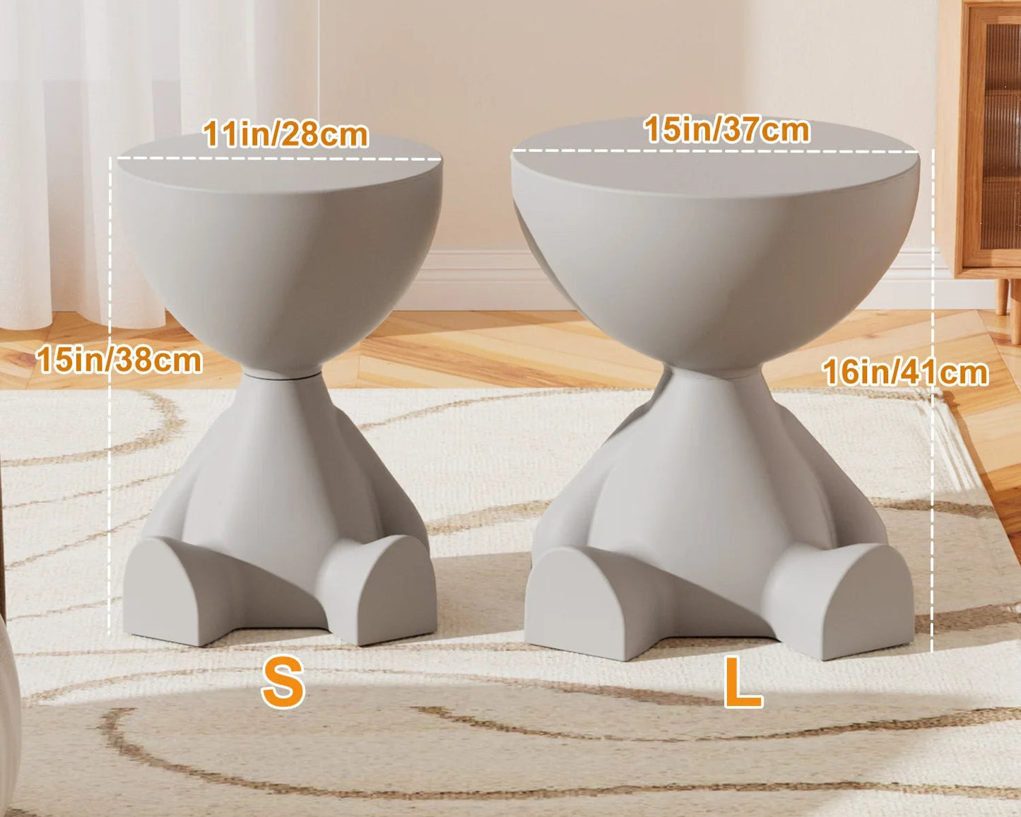 Table d’appoint ludique avec rangement