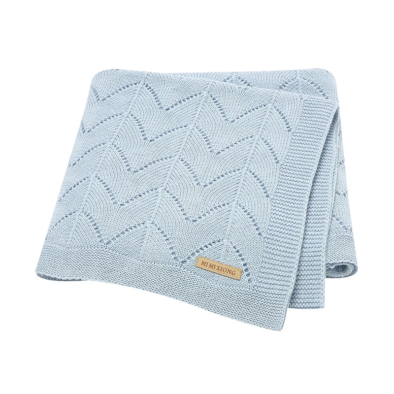 Couverture enfant en coton et fibre de bambou