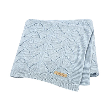 Couverture enfant en coton et fibre de bambou