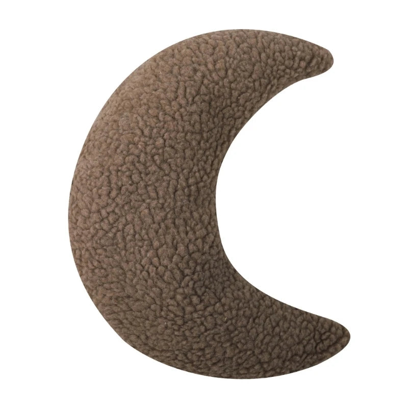 Coussins déco en forme d’étoiles, lunes & nuages