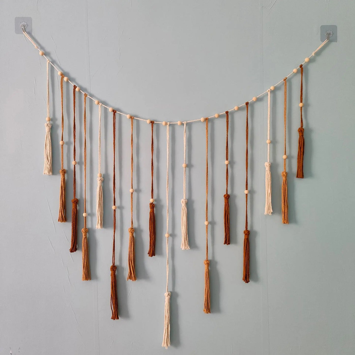 Décoration murale en macramé