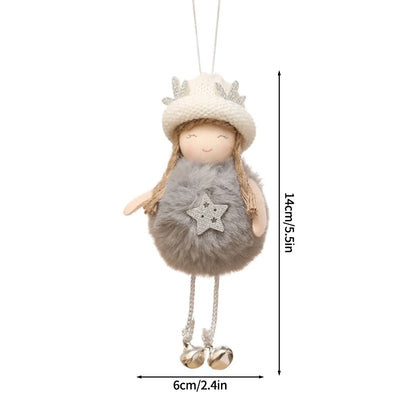 Décorations de sapin – Petits anges et poupées en tissu