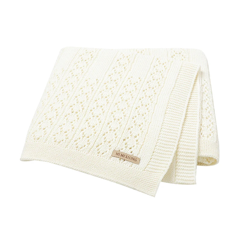 Couverture enfant en coton et fibre de bambou