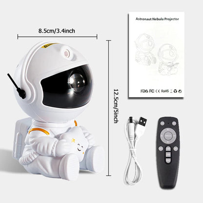 Lampe projecteur astronaute – veilleuse étoiles au plafond
