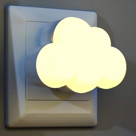 Veilleuse LED nuage sur prise