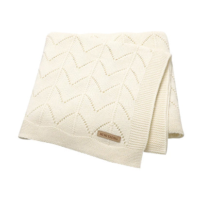 Couverture enfant en coton et fibre de bambou
