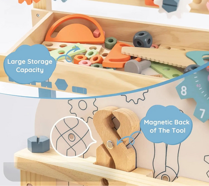 Établi en bois pour enfants