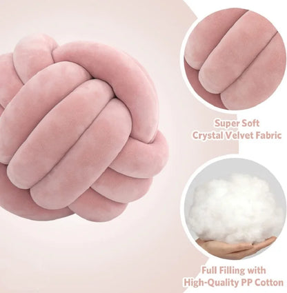 Coussin nœud décoratif