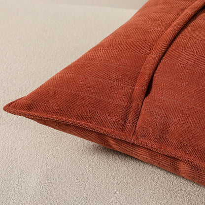 Housse de coussin en chenille douce
